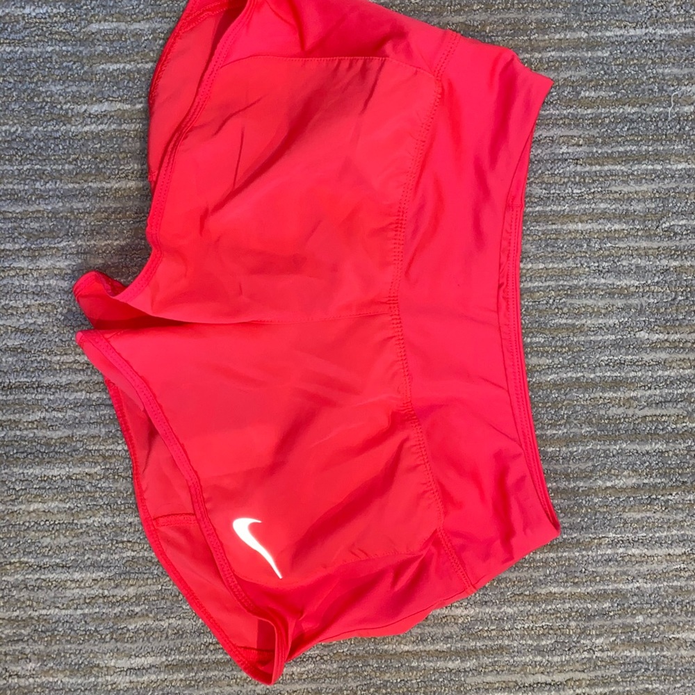 Nike pink workout shorts